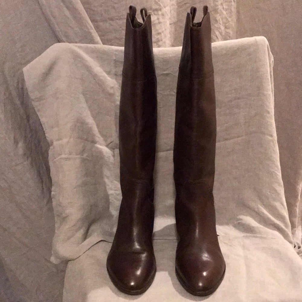 Louise et Cie Brown Leather Boots by Camuto EUC